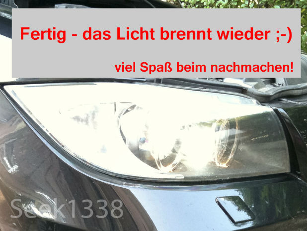 Bmw Xenon Licht Wechseln E90 Faq De 14